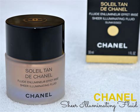 soleil tan de chanel sheer illuminating fluid ingredients|chanel les beiges pearly glow.